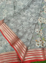 Load image into Gallery viewer, Lovely Digital Print Kota Saree in Vidarbha borders