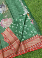 Load image into Gallery viewer, Lovely Digital Print Kota Saree in Vidarbha borders