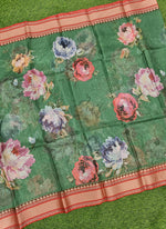 Load image into Gallery viewer, Lovely Digital Print Kota Saree in Vidarbha borders