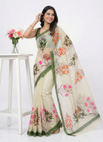 Load image into Gallery viewer, Beautiful Kota Saree in Hand Brush Paint