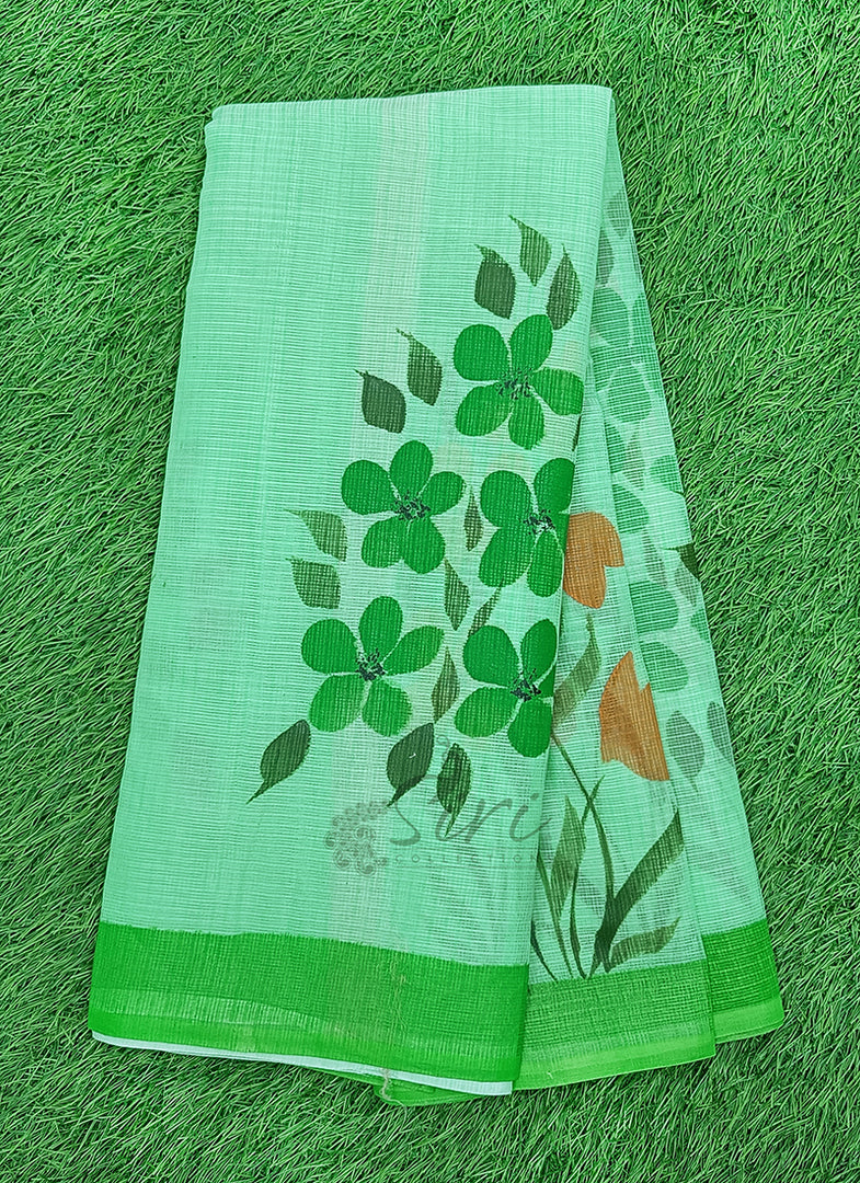 Beautiful Kota Saree in Hand Brush Paint
