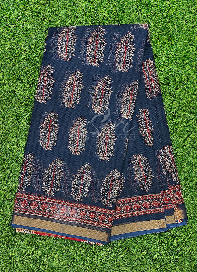 Beautiful Printed Pure Cotton Kota Saree