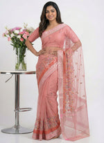 Load image into Gallery viewer, Elegant Supernet Saree in Embroidery Work