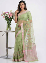 Load image into Gallery viewer, Elegant Supernet Saree in Embroidery Work