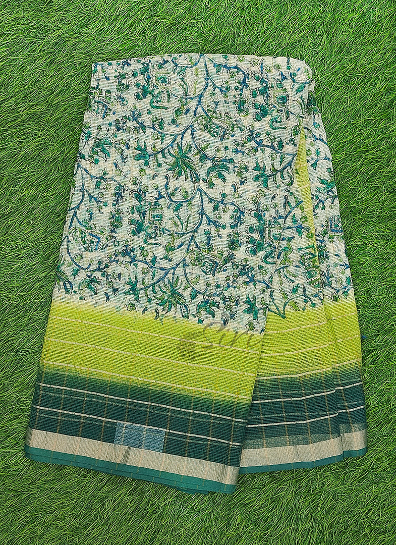 Beautiful Printed Pure Cotton Kota Saree