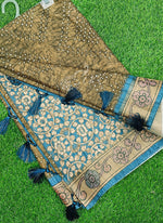 Load image into Gallery viewer, Beautiful Digital Print Tussar Saree