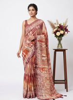 Load image into Gallery viewer, Beautiful Printed Fancy Silk Saree