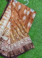 Load image into Gallery viewer, Beautiful Printed Fancy Silk Saree