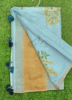 Load image into Gallery viewer, Beautiful Digital Print Soft Linen Saree