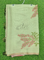 Load image into Gallery viewer, Beautiful Digital Print Soft Linen Saree