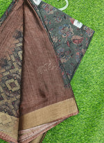 Load image into Gallery viewer, Latest Fancy Jute Cotton Saree