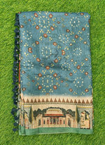 Load image into Gallery viewer, Lovely Digital Print Chanderi Saree