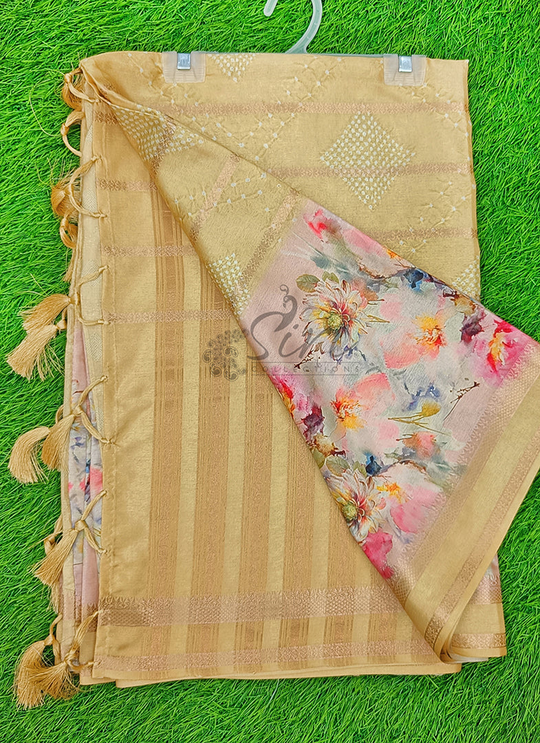 Lovely Digital Print Soft Silk Saree