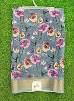 Load image into Gallery viewer, Lovely Digital Print Linen Jute Saree