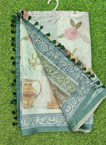 Load image into Gallery viewer, Lovely Digital Print Chanderi Saree