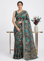 Load image into Gallery viewer, Lovely Digital Print Chanderi Saree