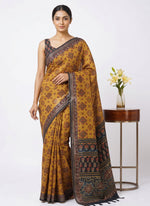 Load image into Gallery viewer, Siri Collections Designer Digital Print Semi Tussar Saree with Blouse