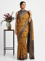 Load image into Gallery viewer, Siri Collections Designer Digital Print Semi Tussar Saree with Blouse