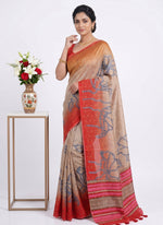 Load image into Gallery viewer, Siri Collections Premium Digital Printed Bhagalpur Silk Saree