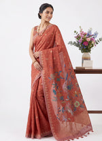 Load image into Gallery viewer, Siri Collections Premium Digital Printed Bhagalpur Silk Saree