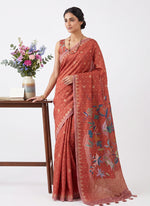 Load image into Gallery viewer, Siri Collections Premium Digital Printed Bhagalpur Silk Saree