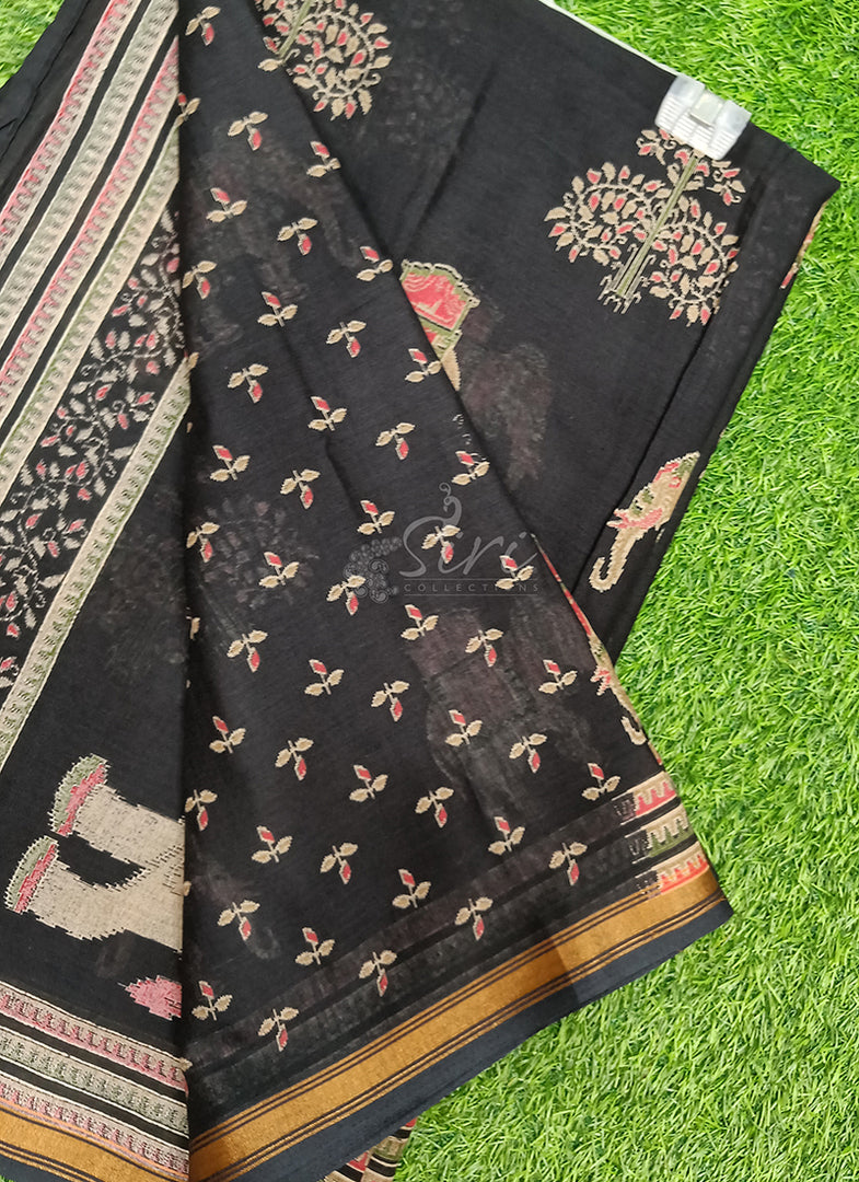 Siri Collections Soft Viscose Chanderi Saree