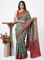 Load image into Gallery viewer, Siri Collections Premium Digital Printed Bhagalpur Silk Saree