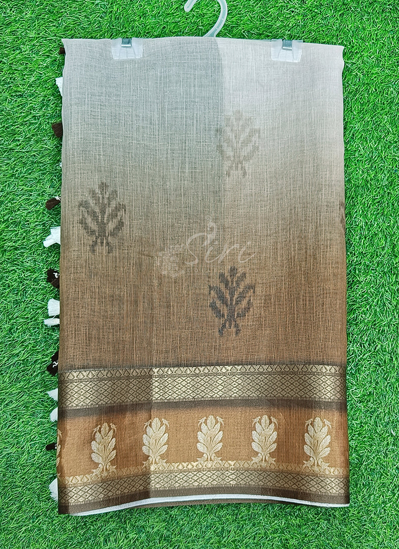 Siri Collections Digital Print Supernet Kota Saree