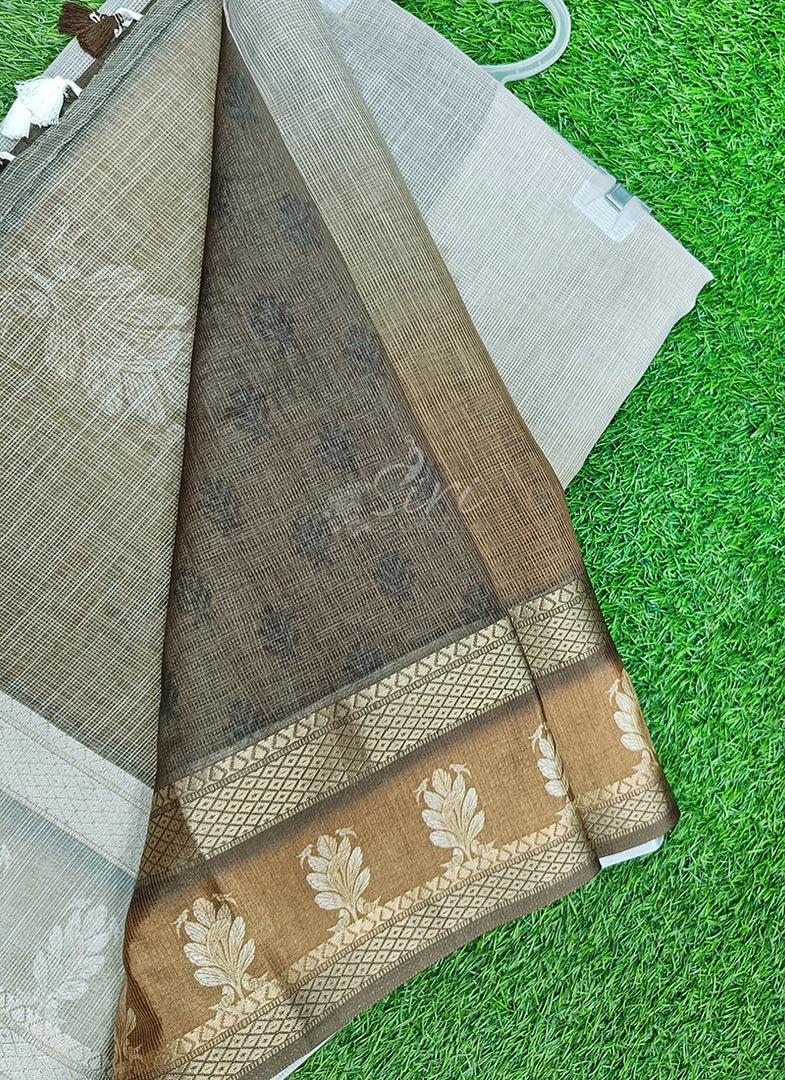 Siri Collections Digital Print Supernet Kota Saree