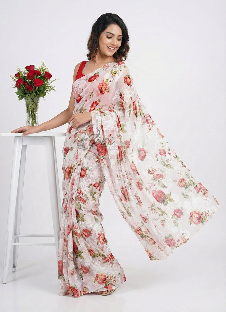 Garden Vareli High Quality Special Spectra Brasso Saree