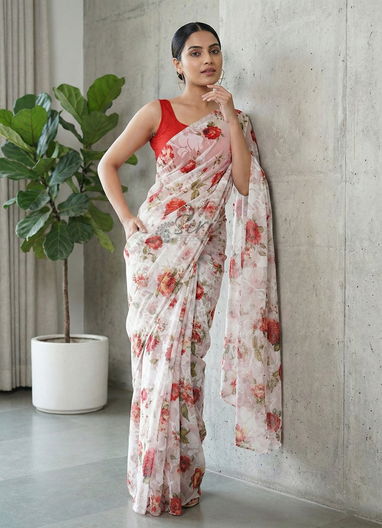 Garden Vareli High Quality Special Spectra Brasso Saree