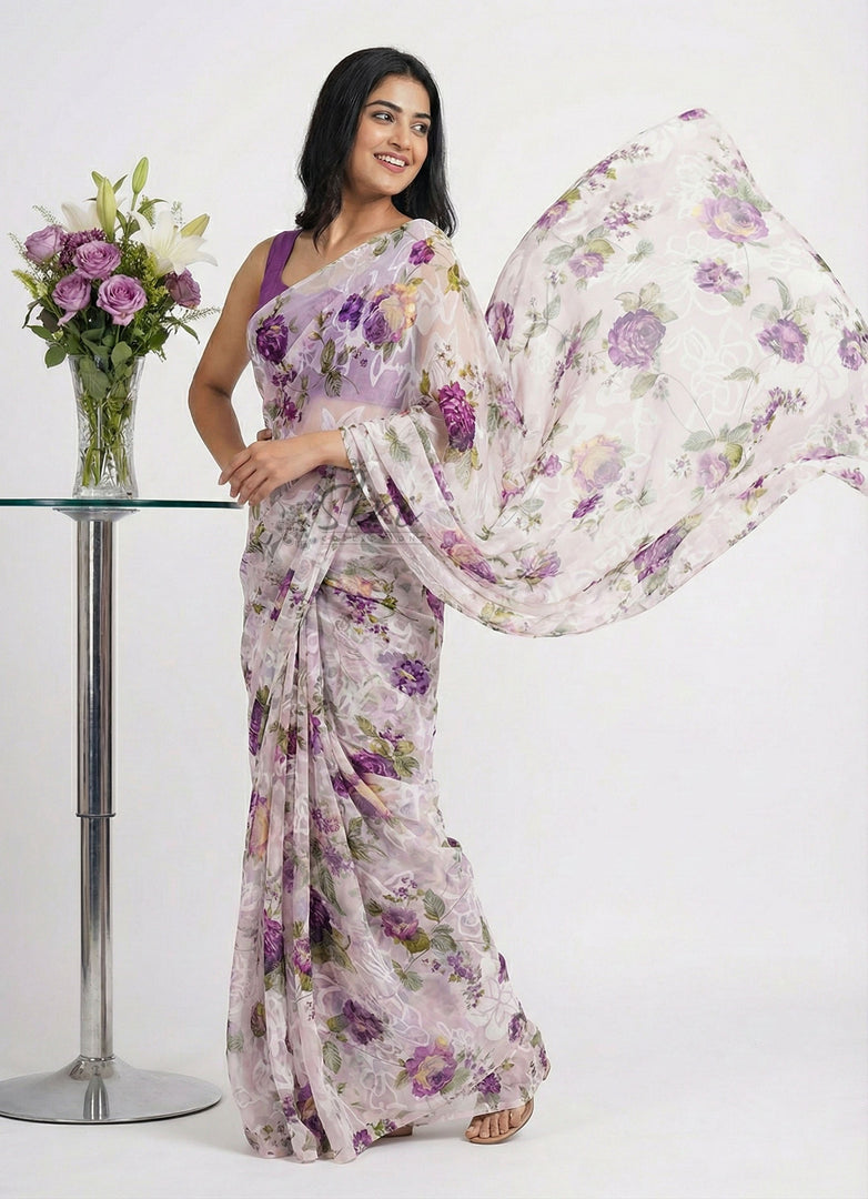 Garden Vareli High Quality Special Spectra Brasso Saree