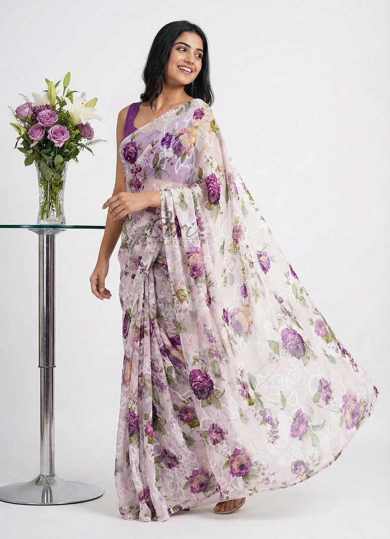 Garden Vareli High Quality Special Spectra Brasso Saree