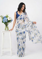 Load image into Gallery viewer, Garden Vareli High Quality Special Spectra Brasso Saree