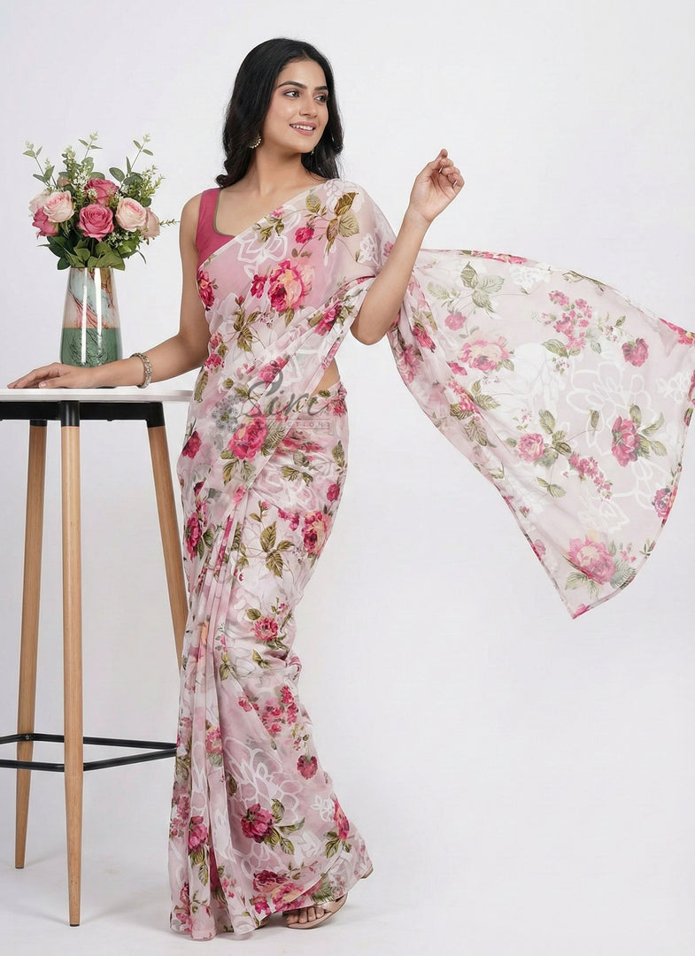 Garden Vareli High Quality Special Spectra Brasso Saree