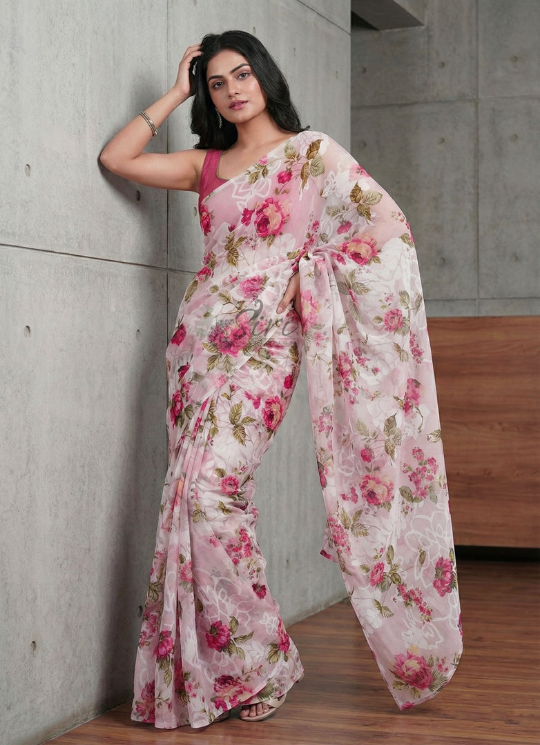 Garden Vareli High Quality Special Spectra Brasso Saree