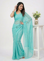 Load image into Gallery viewer, Authentic Garden Vareli Lock Chiffon Brasso Saree