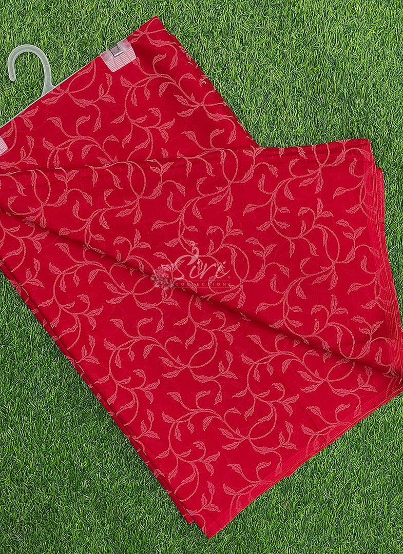 Authentic Garden Vareli Lock Chiffon Brasso Saree