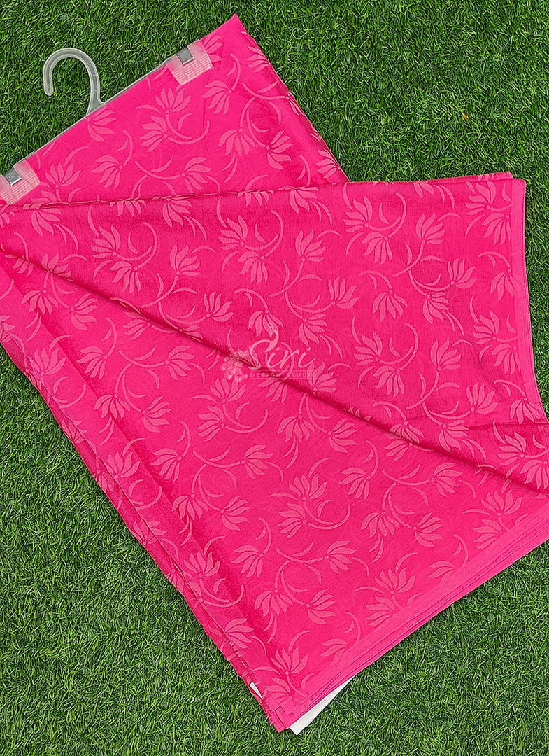 Authentic Garden Vareli Lock Chiffon Brasso Saree