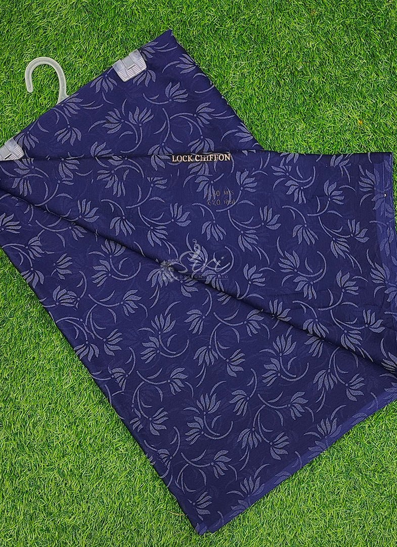 Authentic Garden Vareli Lock Chiffon Brasso Saree