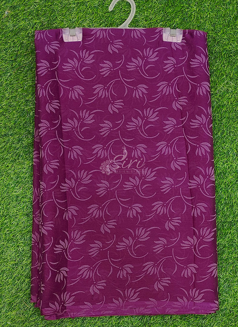 Authentic Garden Vareli Lock Chiffon Brasso Saree