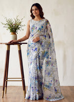 Load image into Gallery viewer, Garden Vareli High Quality Special Spectra Brasso Saree without Blouse