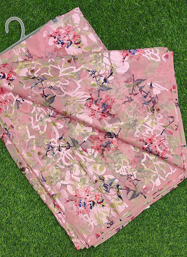 Garden Vareli High Quality Special Spectra Brasso Saree without Blouse