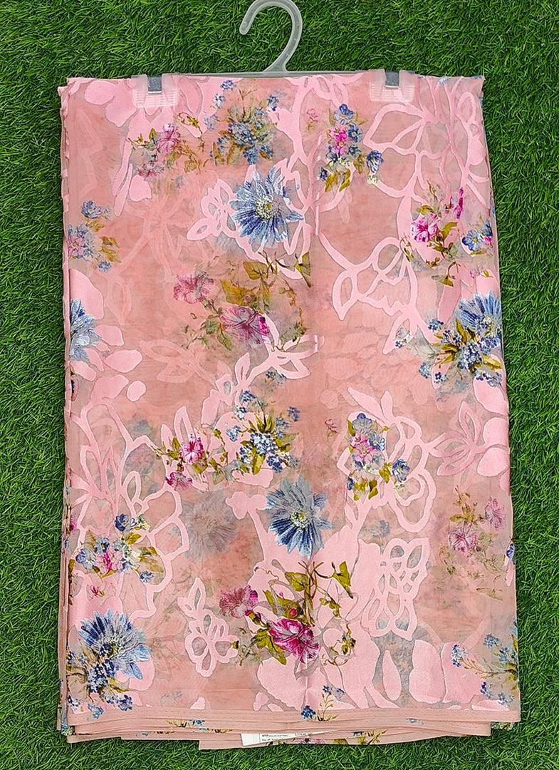 Garden Vareli High Quality Special Spectra Brasso Saree without Blouse