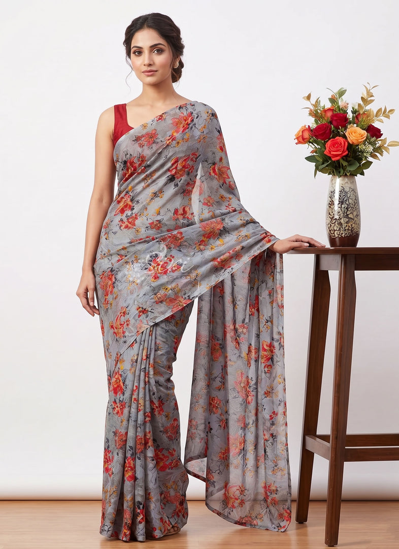 Garden Vareli High Quality Special Spectra Brasso Saree