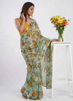 Load image into Gallery viewer, Garden Vareli High Quality Special Spectra Brasso Saree