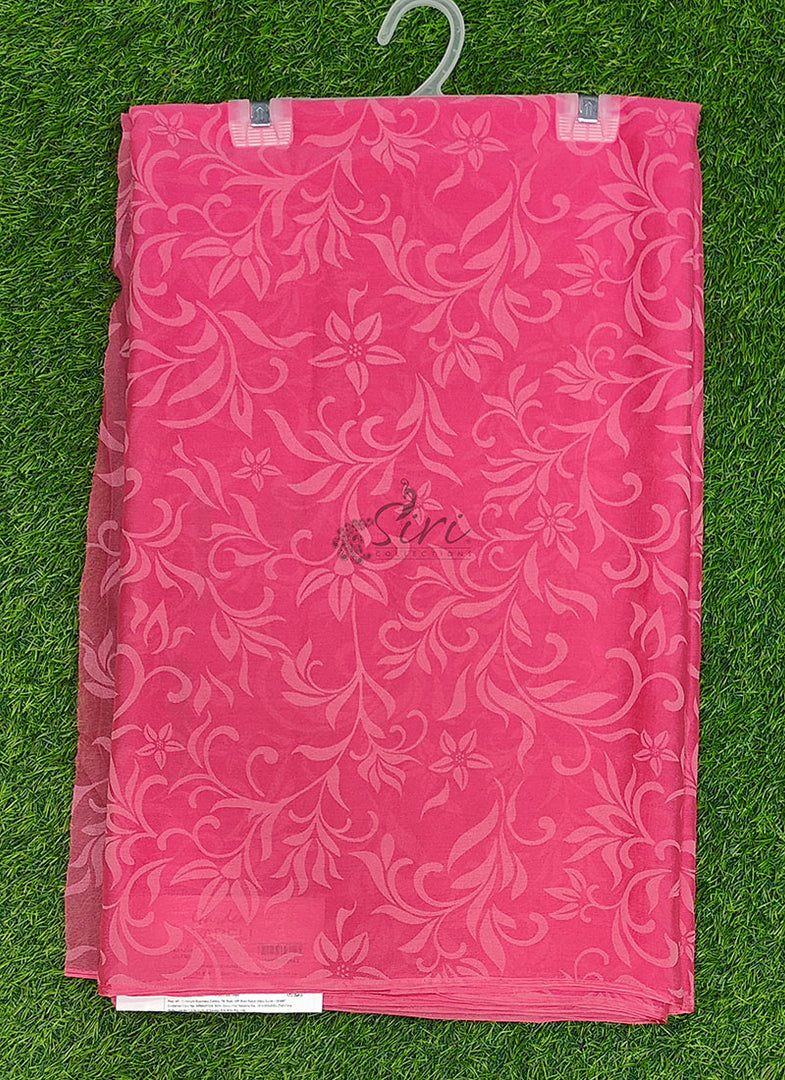 High Quality Garden Vareli Lock Chiffon Brasso Saree