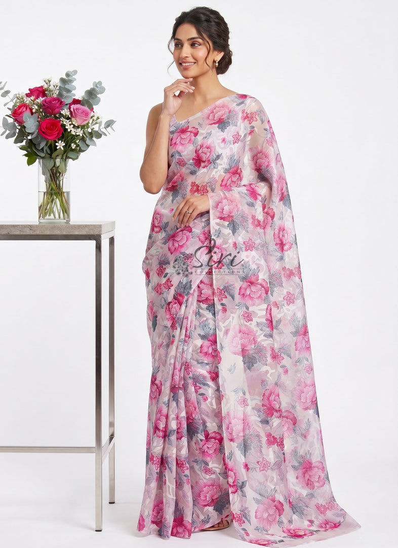 Garden Vareli High Quality Special Spectra Brasso Saree
