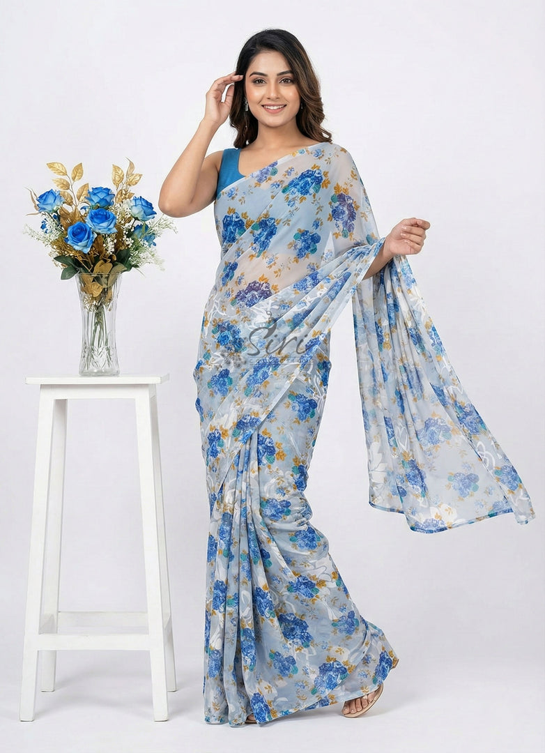 Garden Vareli High Quality Special Spectra Brasso Saree