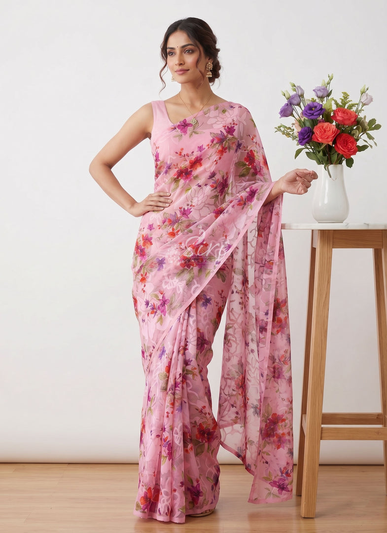 Garden Vareli High Quality Special Spectra Brasso Saree